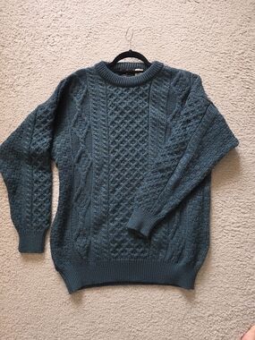 Womens Fisherman Lightweight Crew Neck Heritage Sweater